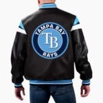 MLB Tampa Bay Rays Varsity Leather Jacket