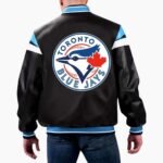 MLB Toronto Blue Jays Varsity Leather Jacket