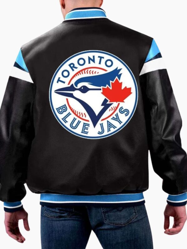 MLB Toronto Blue Jays Varsity Leather Jacket