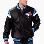 MLB Toronto Blue Jays Varsity Leather Jacket