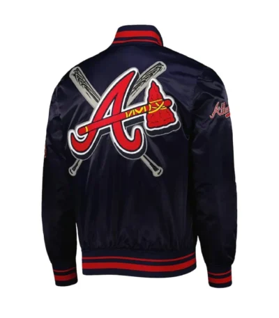 Atlanta Braves Mash Up Navy Jacket