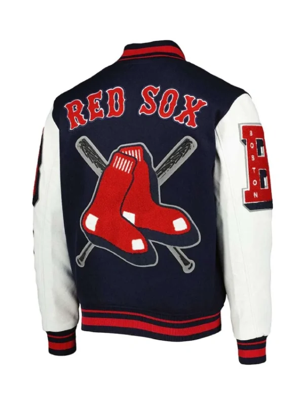 Boston Red Sox Mash Up Navy Varsity Jacket