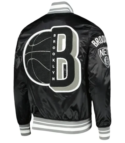 Mash Up Capsule Brooklyn Nets Satin Jacket