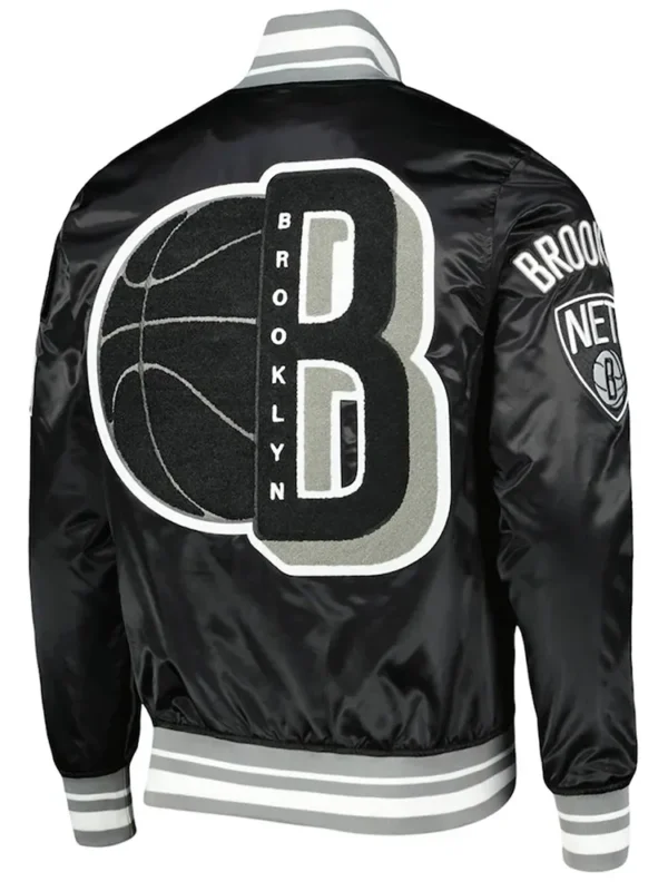 Mash Up Capsule Brooklyn Nets Satin Jacket