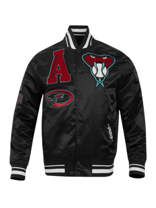Mashup Classic Rib Arizona Diamondbacks Satin Jacket