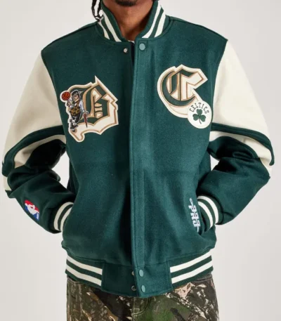 Mens Boston Varsity Jacket