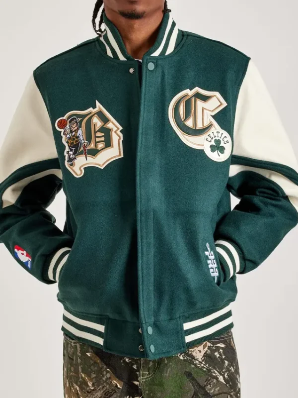 Mens Boston Varsity Jacket