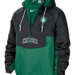 Men’s Colorblock Green Boston Celtics Windbreaker Hoodie Jacket