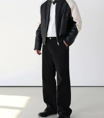 Mens Oversized Leather Jacket