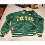 Men’s Vintage 80’s Starter Boston Retro Celtics Green Satin Jacket