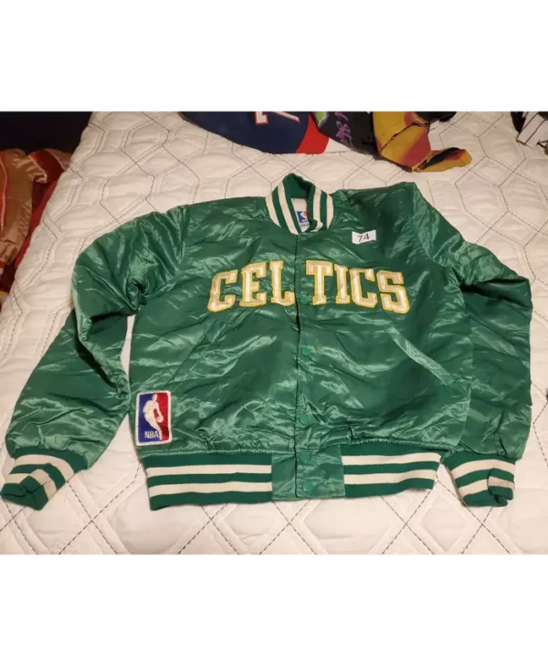 Men’s Vintage 80’s Starter Boston Retro Celtics Green Satin Jacket