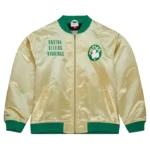Men’s Vintage Gold Boston Celtics Satin Jacket