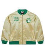 Men’s Vintage Gold Boston Celtics Satin Jacket