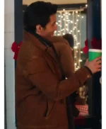 Merry Little Mystery Keon Alexander Brown Suede Jacket