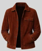 Beyond the Gates S02 Mike Manning Brown Suede Jacket