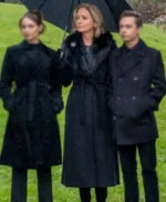 Moira Queen Arrow Season 8 Black Coat