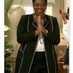 Mona Wilson Beyond the Gates Black Coat