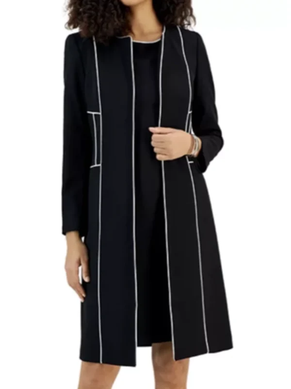 Mona Wilson Beyond the Gates Black Coat