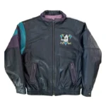 Anaheim Ducks Multi Color Leather Jacket