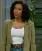 Naomi Hamilton Hawthorne Beyond the Gates S01 Green Blazer