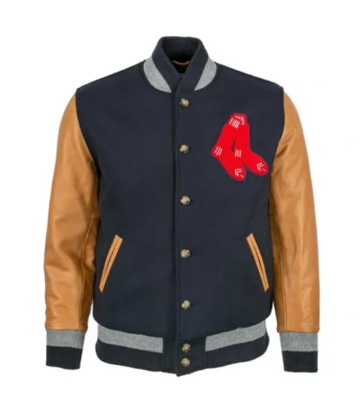 Navy 1938 Boston Red Sox Varsity Jacket