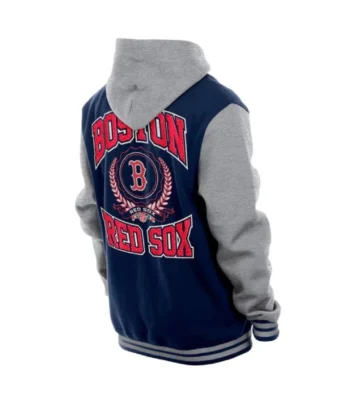 Throwback Prep Boston Red Sox Navy Hoodie Jacket
