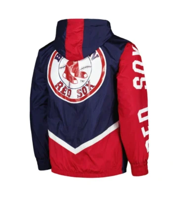 Boston Red Sox Undeniable Navy Full-Zip Windbreaker Jacket