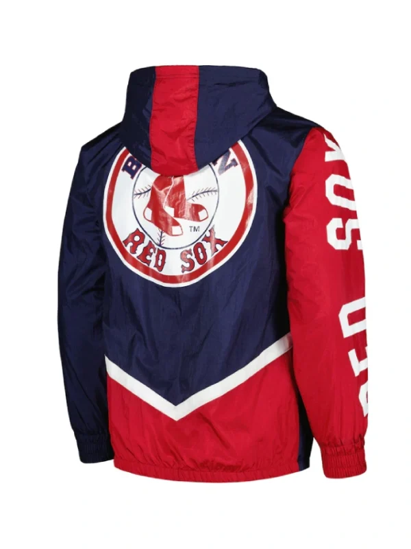 Boston Red Sox Undeniable Navy Full-Zip Windbreaker Jacket
