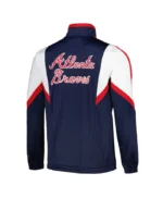 Atlanta Braves Lead Runner Navy Full-Zip Jacket