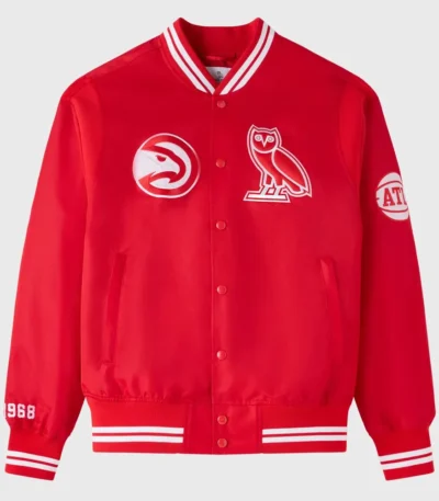 OVO Atlanta Hawks Red Jacket