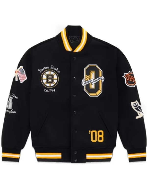 OVO Boston Bruins Varsity Jacket