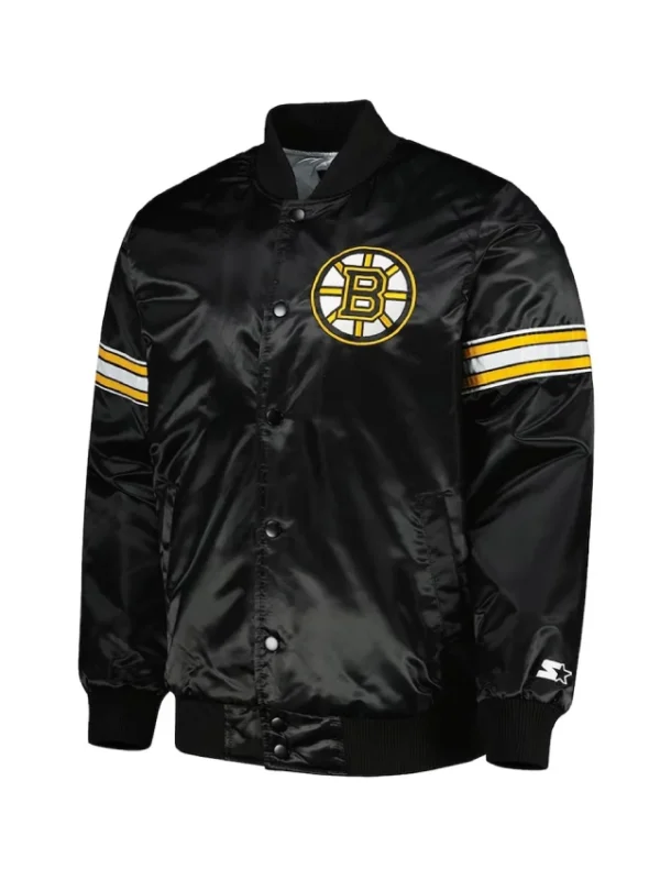 Pick & Roll Boston Bruins Black Jacket
