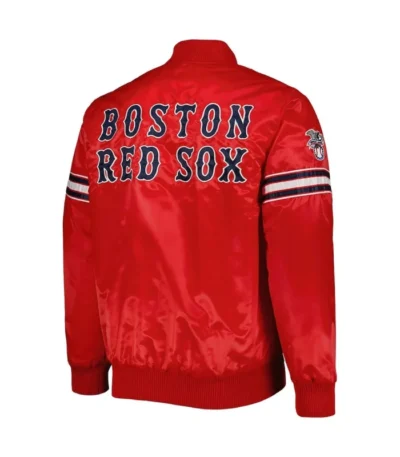 Boston Red Sox Pick & Roll Varsity Satin Jacket