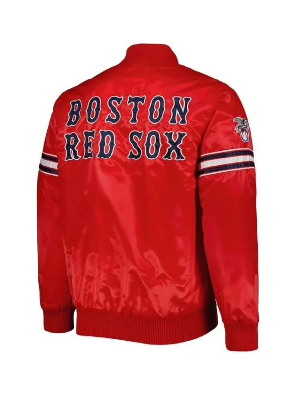 Boston Red Sox Pick & Roll Varsity Satin Jacket