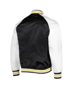 Boston Bruins Prime Time Black and White Satin Jacket