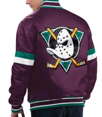Anaheim Ducks Home Game Purple Jacket