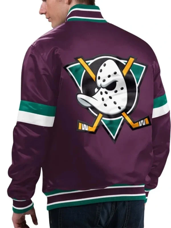 Anaheim Ducks Home Game Purple Jacket
