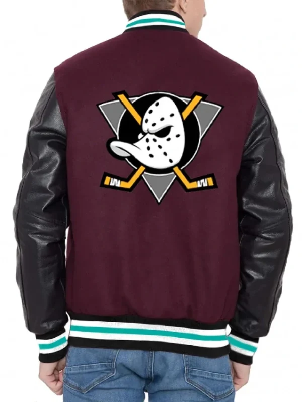 Anaheim Ducks Mighty Varsity Jacket