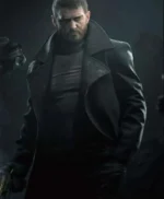 Resident Evil 8 Chris Redfield Black Long Trench Coat