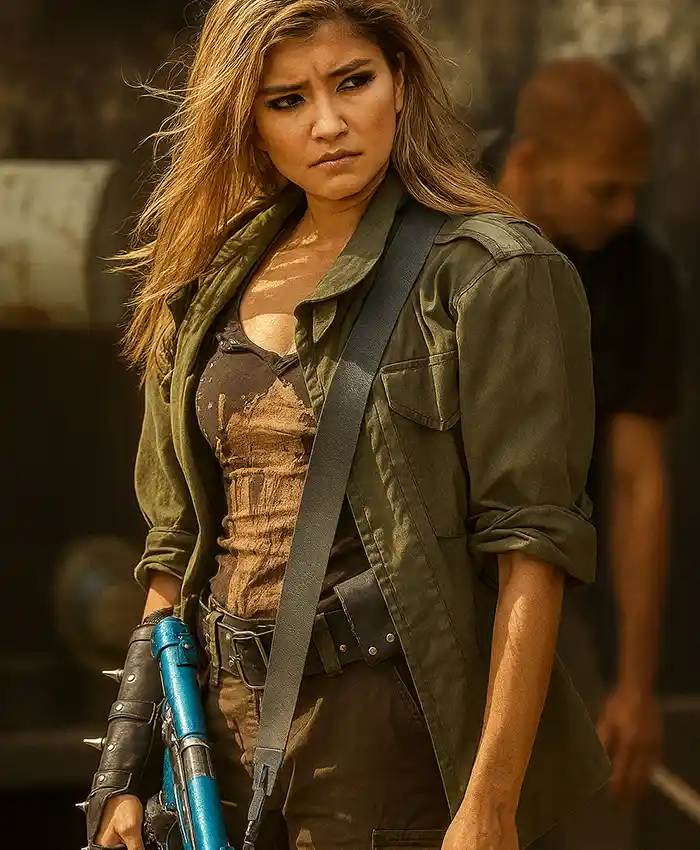 Resident Evil The Final Chapter Cobalt Cotton Jacket Resident Evil The Final Chapter Cobalt Cotton Jacket
