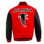 Retro Atlanta Falcons Classic Rib Varsity Jacket