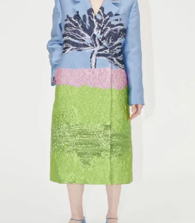 RhonniRose Mantilla Beyond the Gates Tree Print Coat