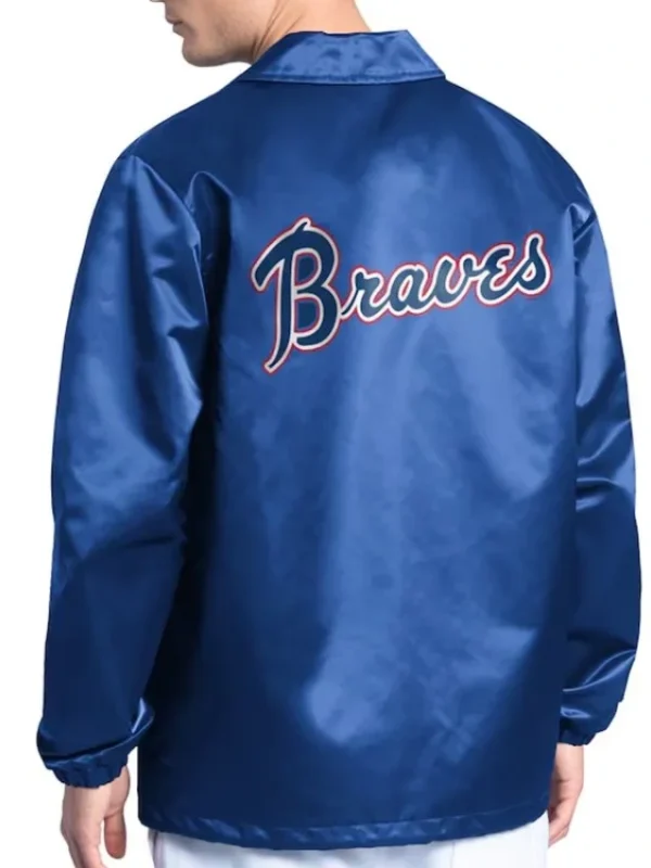 Atlanta Braves Point Man Coaches Royal Jacket