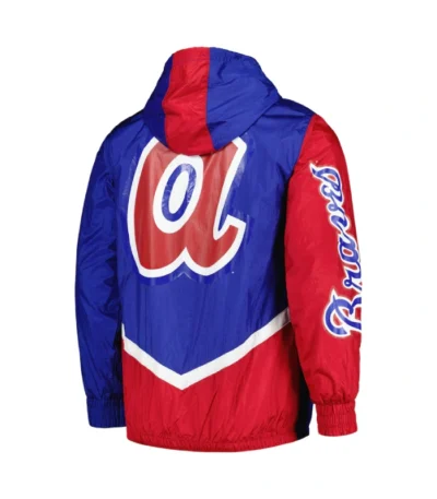 Atlanta Braves Undeniable Royal Full-Zip Windbreaker Jacket