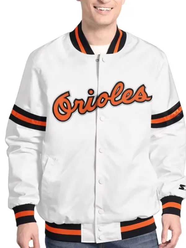 Baltimore Orioles Scout Varsity Satin Jacket