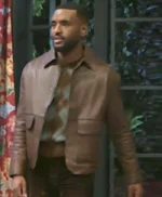 Sean Freeman Beyond the Gates Brown Leather Jacket