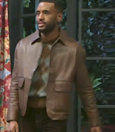 Sean Freeman Beyond the Gates Brown Leather Jacket