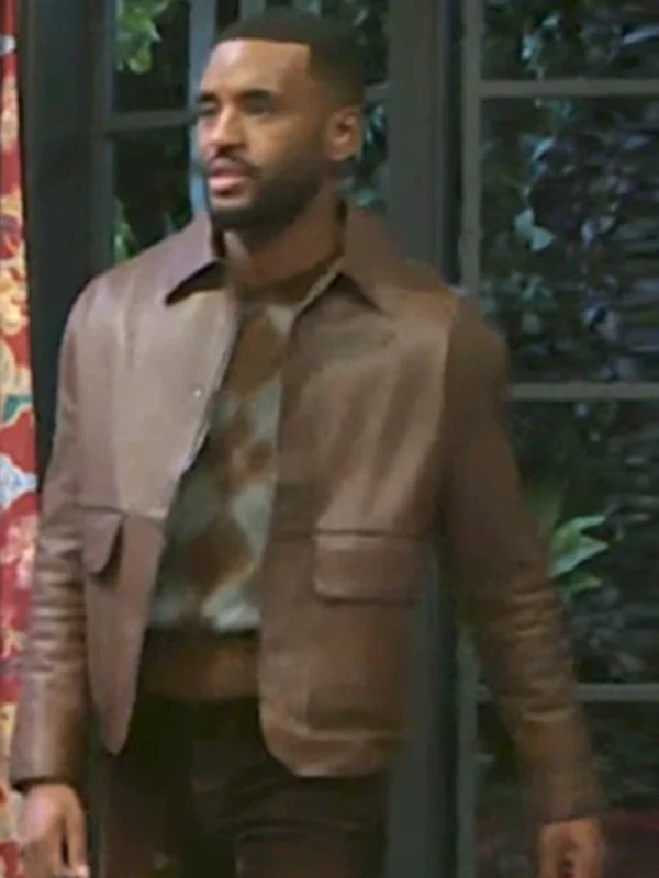 Sean Freeman Beyond the Gates Brown Leather Jacket