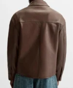 Sean Freeman Beyond the Gates Brown Leather Jacket