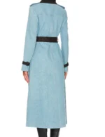 Arielle Prepetit Beyond The Gates Blue Trench Coat